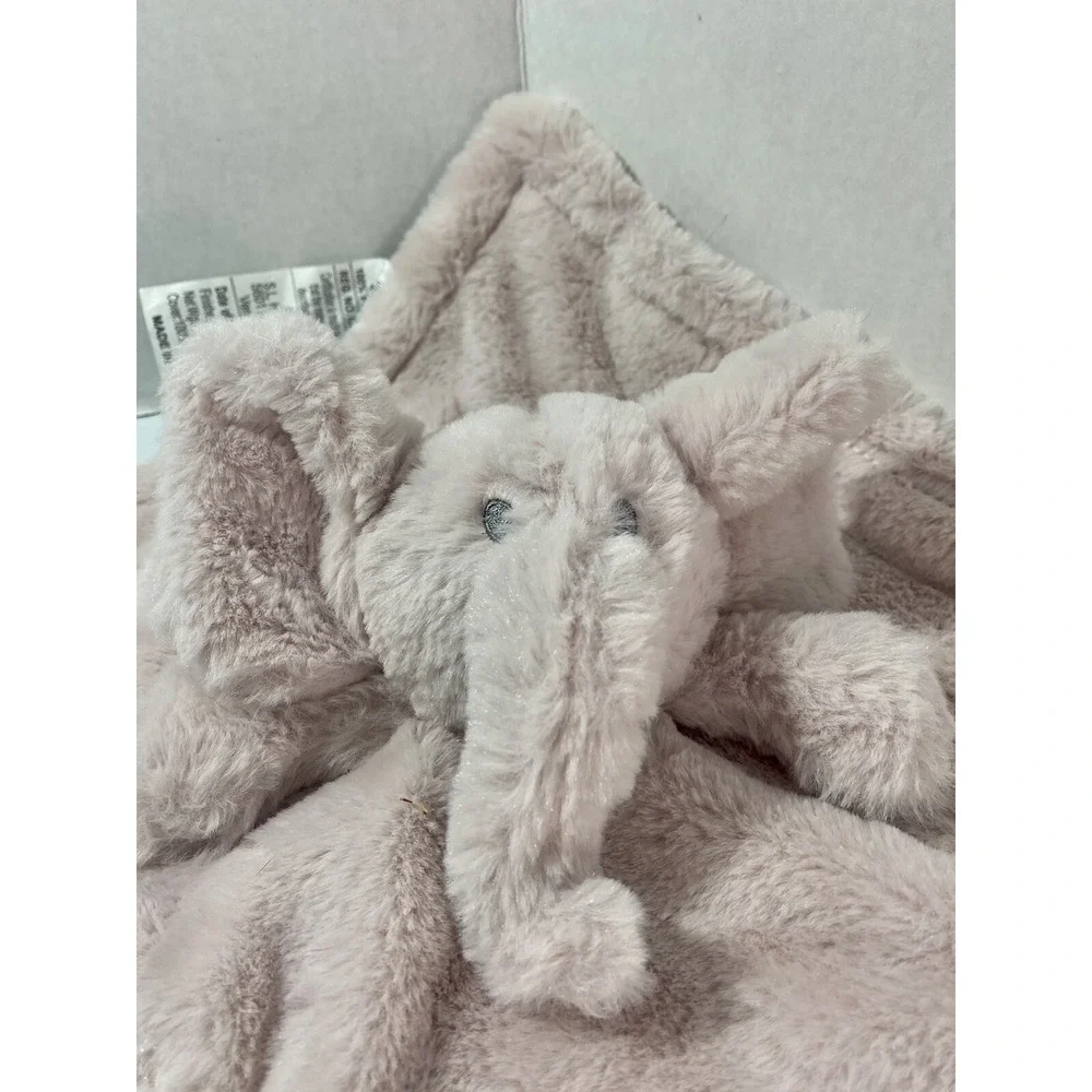 Elephant Lovey Baby Blanket‎ Teething Comfort Rose Pink Color Soft Cuddly HG4
